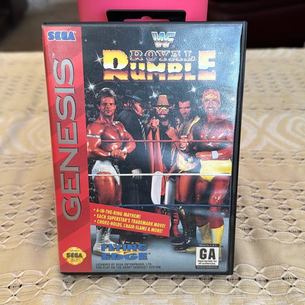 Sega Genesis Royal Rumble home video game.